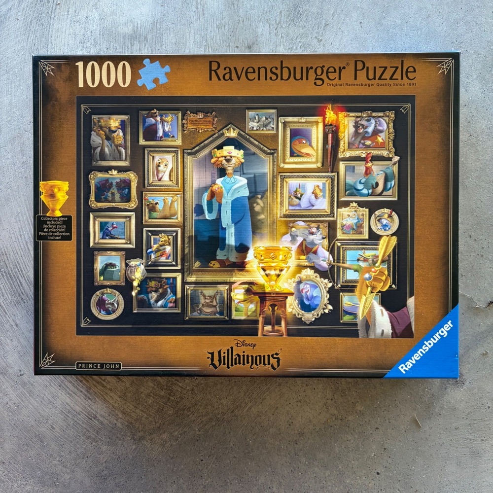 Ravensburger Disney Villainous Prince John 1000 Piece Puzzle with Mover Piece